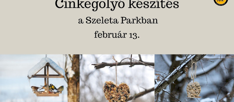 Cinkegolyó készítés a Szeleta Parkban