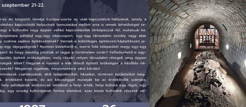 Kulturális Örökségünk Napjai a Miocén Park Ösvényein