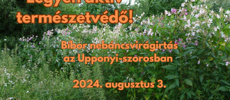 Legyen Ön is aktív természetvédő!