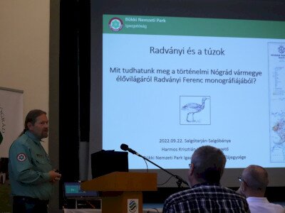 Papp Ferenc természetvédelmi területfelügyelő (Nógrádi Tájegység)  Fotó: Megyeri Balázs