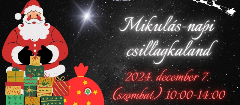 Mikulás-napi csillagkaland a Bükki Csillagdában