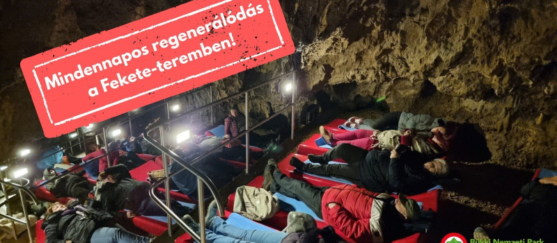 Mindennapos regenerálódás, relaxáció a Fekete-teremben