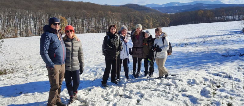 Téli tematikus fatörzsbarlang túra a szubtrópusi Miocén Parkból a felvidéki oldalra