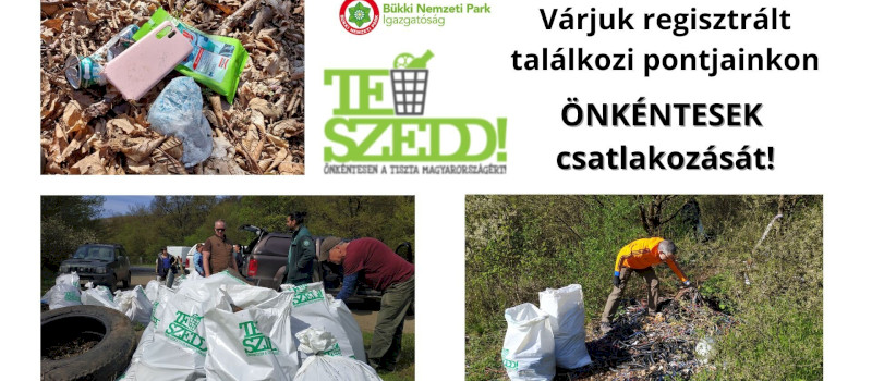 TeSzedd! 2025 - Várjuk önkéntesek csatlakozását hulladékszedési akciónapjainkhoz